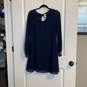 Small Blue Boutique Flowy Dress